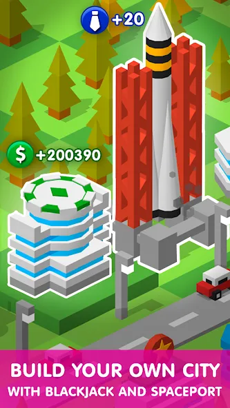 Tap Tap: Idle City Builder Sim [MOD: безлимитные деньги и ресурсы] последняя версия — скриншот 5