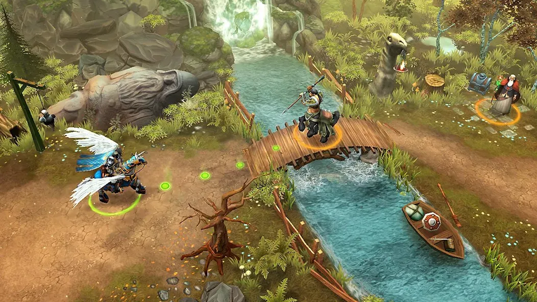 Heroes of Discord: Offline RPG [MOD: безлимитные ресурсы и усиленные герои] (Бесплатно / APK) — скриншот 1
