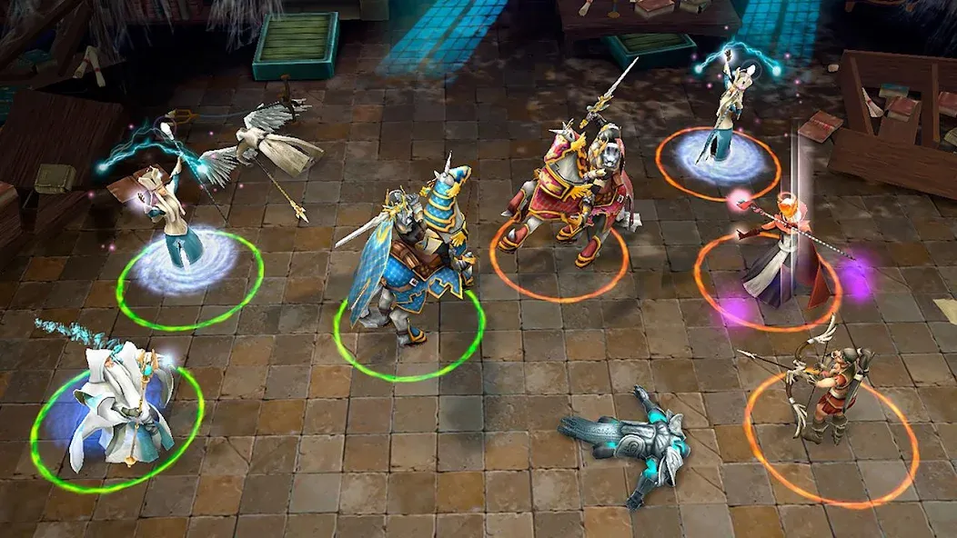 Heroes of Discord: Offline RPG [MOD: безлимитные ресурсы и усиленные герои] (Бесплатно / APK) — скриншот 4