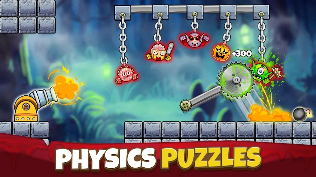 Взломанная Crush the Monsters：Foul Puzzle [MOD: безлимитные деньги и все уровни] на Андроид — скриншот 2