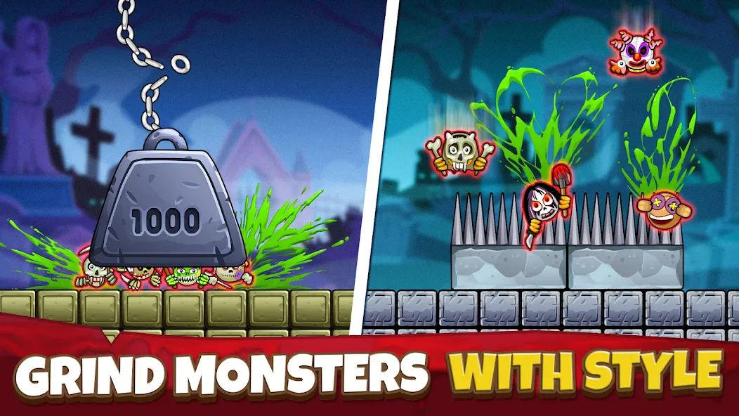 Взломанная Crush the Monsters：Foul Puzzle [MOD: безлимитные деньги и все уровни] на Андроид — скриншот 5