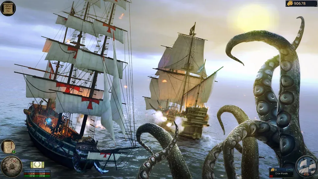 Скачать Pirates Flag－Open-world RPG [MOD: безлимитные деньги и ресурсы] на телефон — скриншот 1