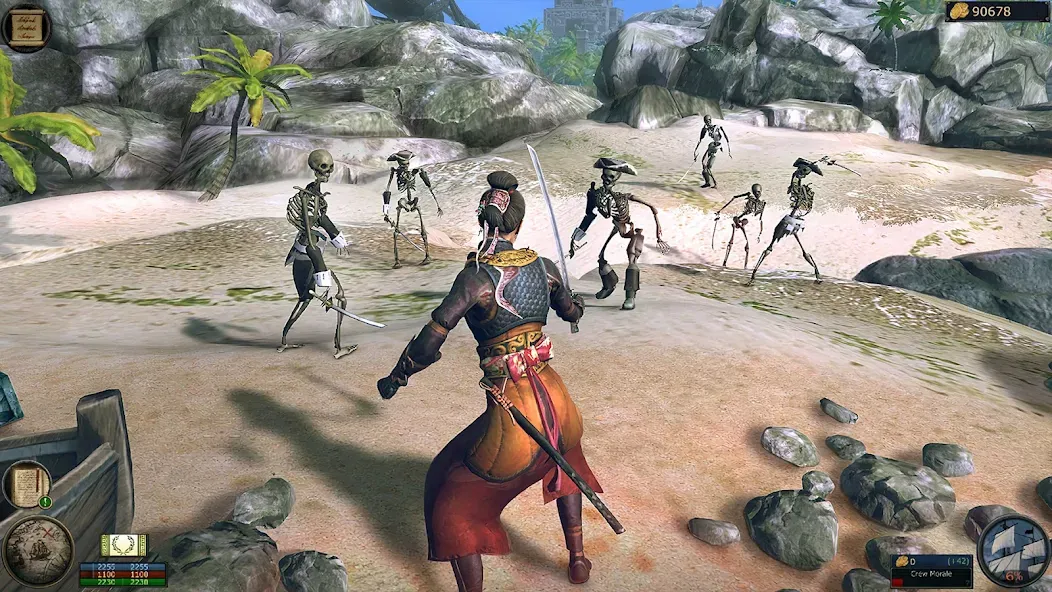Скачать Pirates Flag－Open-world RPG [MOD: безлимитные деньги и ресурсы] на телефон — скриншот 3
