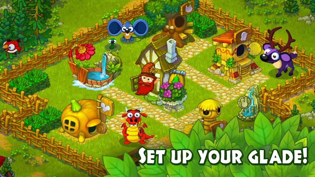 Animal Village: Forest Ranch [MOD: безлимитные монеты и ресурсы] на Андроид — скриншот 1