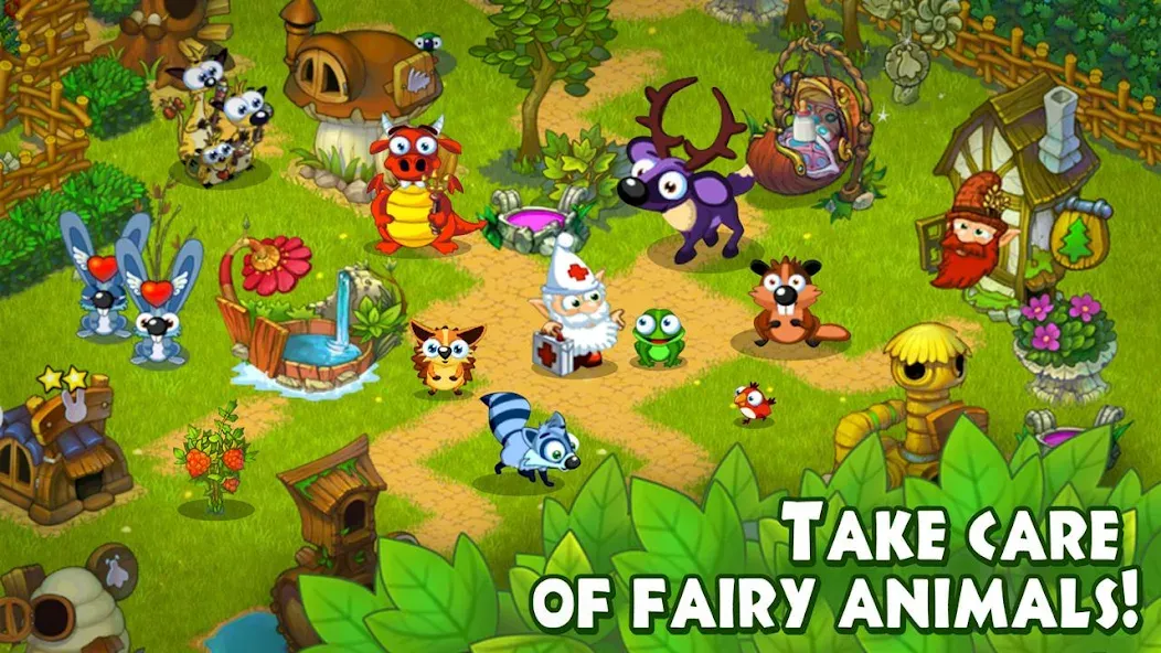 Animal Village: Forest Ranch [MOD: безлимитные монеты и ресурсы] на Андроид — скриншот 3