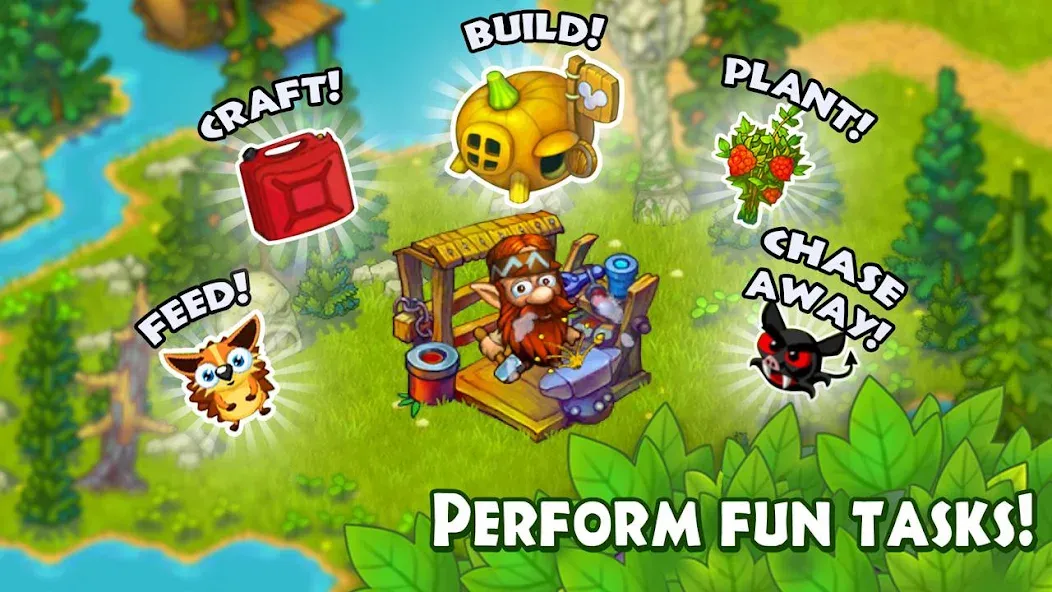 Animal Village: Forest Ranch [MOD: безлимитные монеты и ресурсы] на Андроид — скриншот 4
