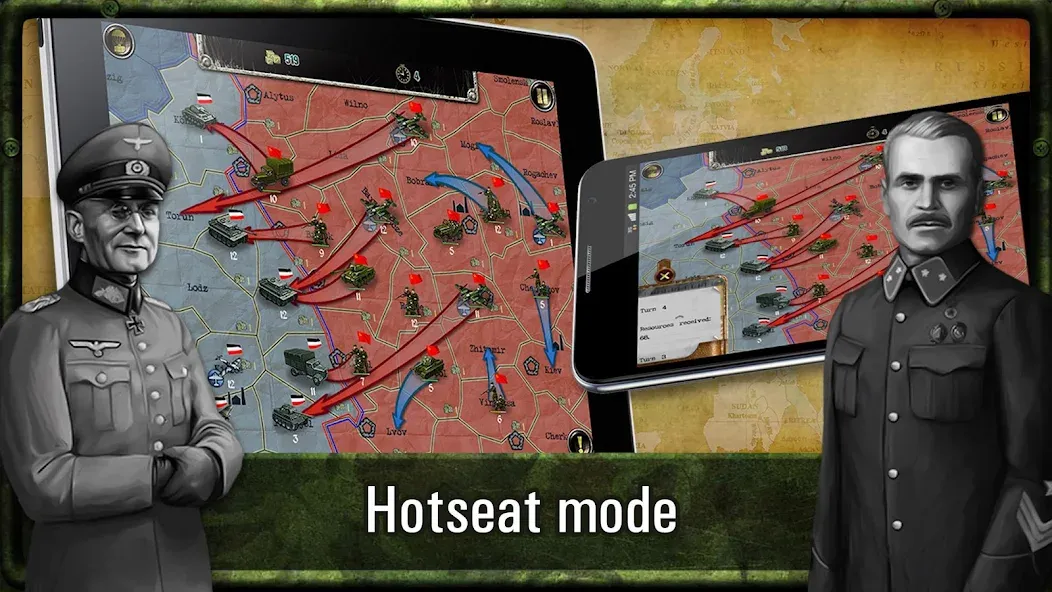 Скачать Strategy & Tactics: WW2 [MOD: безлимитные ресурсы и открытые кампании] на телефон — скриншот 3