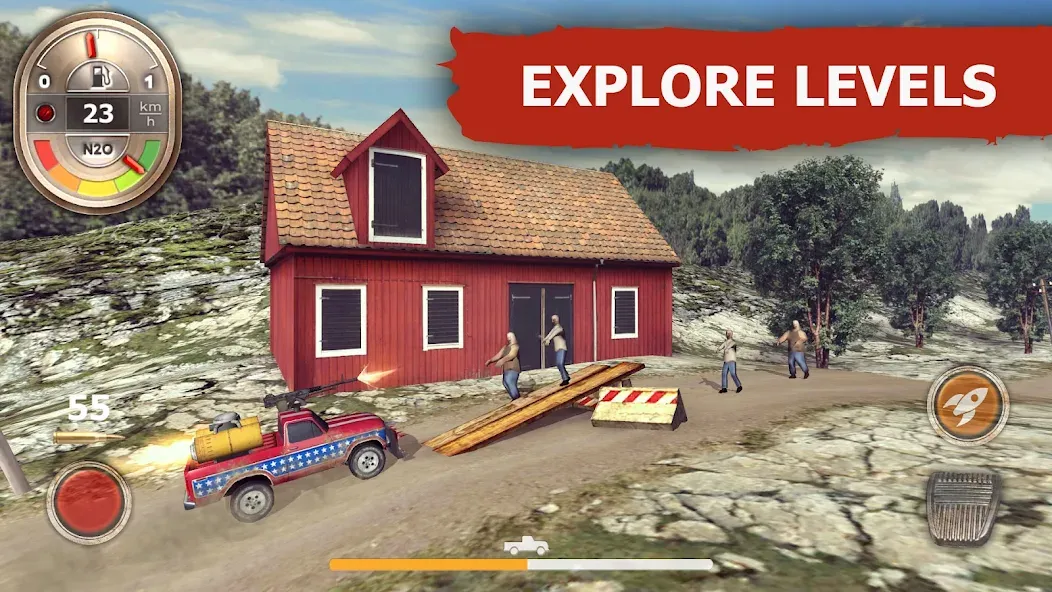 Zombie Derby [MOD: безлимитные деньги и топливо] — Скачать бесплатно (APK) — скриншот 3