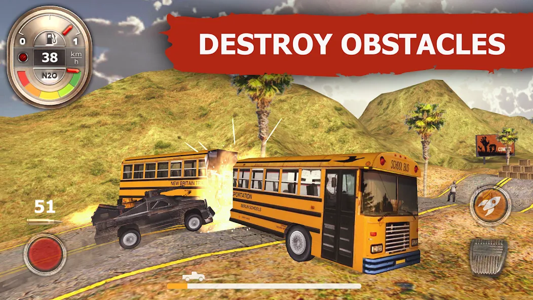 Zombie Derby [MOD: безлимитные деньги и топливо] — Скачать бесплатно (APK) — скриншот 4