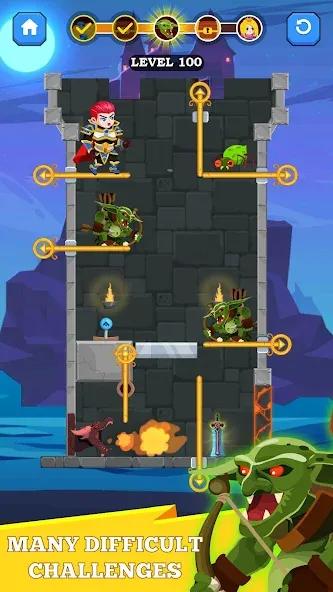 Hero Rescue [MOD: безлимитные монеты и подсказки] последняя версия — скриншот 4