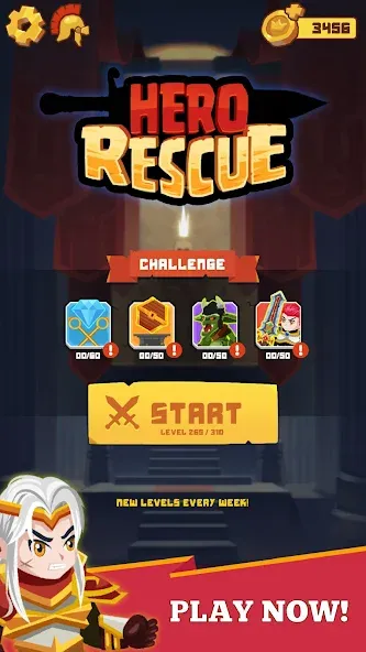 Hero Rescue [MOD: безлимитные монеты и подсказки] последняя версия — скриншот 5