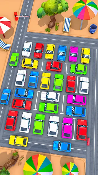 Взломанная Traffic Jam Puzzle Games 3D [MOD: без рекламы и много денег] на Андроид — скриншот 2