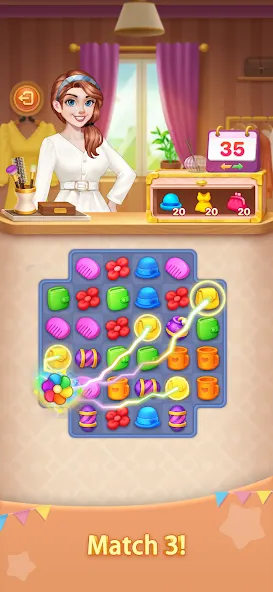 Скачать Hey Beauty: Love & Puzzle [MOD: безлимитные монеты и открыты все уровни] на телефон — скриншот 3