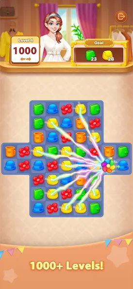 Скачать Hey Beauty: Love & Puzzle [MOD: безлимитные монеты и открыты все уровни] на телефон — скриншот 4
