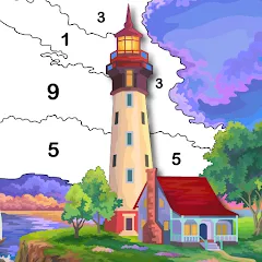Скачать Hey Color Paint by Number Art [MOD: без рекламы и все картинки открыты] на телефон