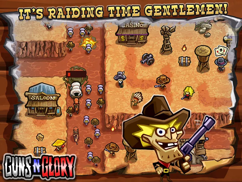 Guns'n'Glory [MOD: безлимитные деньги и боеприпасы] — Скачать бесплатно (APK) — скриншот 1