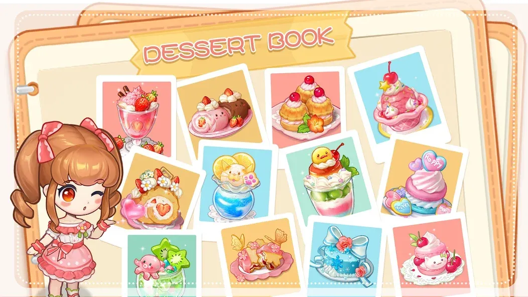 Happy Desserts！ [MOD: много денег и алмазов] — Скачать бесплатно (APK) — скриншот 3