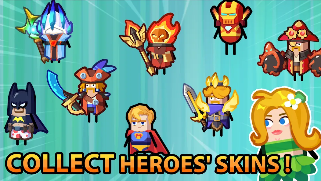 Hero Making Tycoon: Idle Games [MOD: безлимитные деньги и герои] — Скачать бесплатно (APK) — скриншот 4
