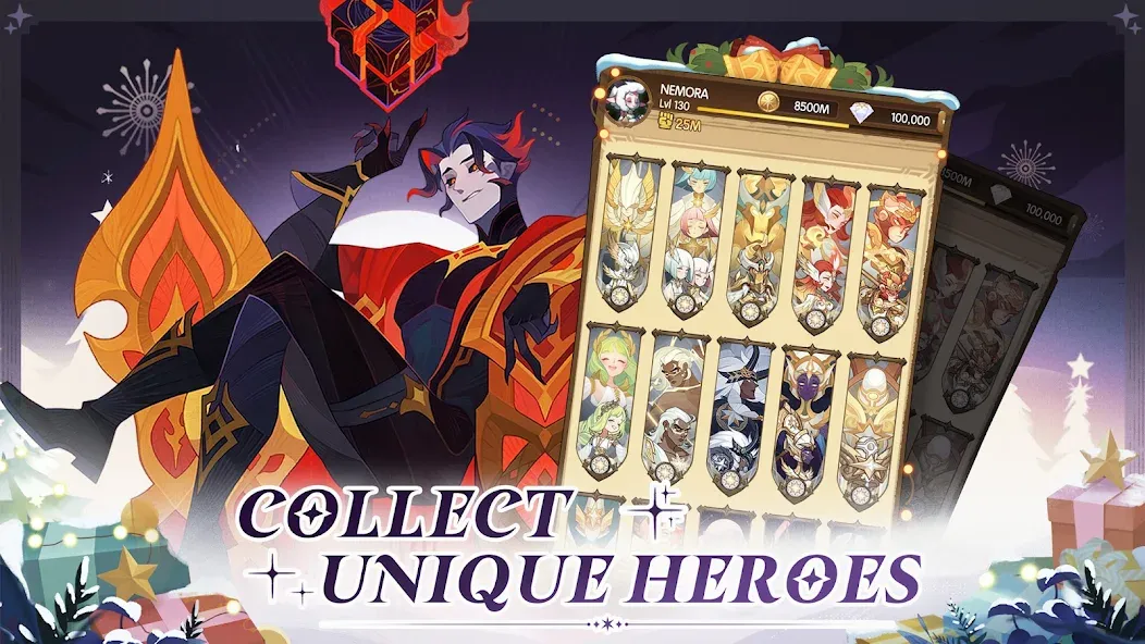 Thánh Địa AFK [MOD: безлимитные деньги и алмазы] — Скачать бесплатно (APK) — скриншот 3