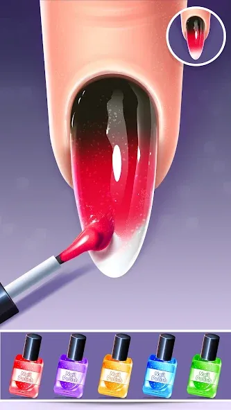 Nail Salon Fashion Makeup Game [MOD: безлимитные деньги и все предметы открыты] последняя версия — скриншот 3
