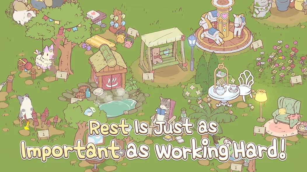 Скачать взлом Cats & Soup - Cute Cat Game [MOD: много денег и ресурсов] — скриншот 3