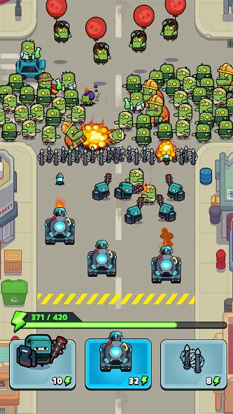 Police vs Zombie: Zombie City [MOD: безлимитные деньги и оружие] — Скачать бесплатно (APK) — скриншот 1