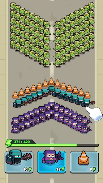 Police vs Zombie: Zombie City [MOD: безлимитные деньги и оружие] — Скачать бесплатно (APK) — скриншот 3