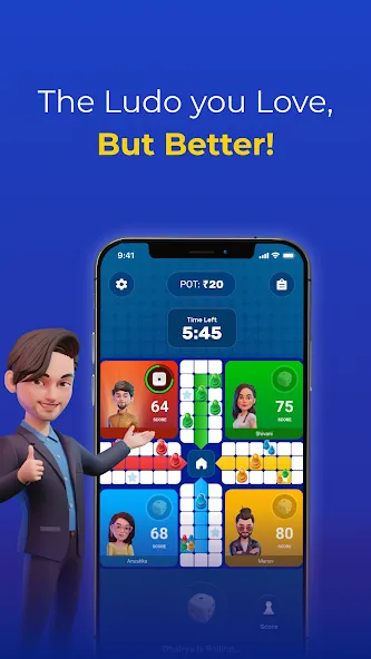 Play Ludo Game Online Win Cash [MOD: выигрыш реальных денег без ограничений] последняя версия — скриншот 5