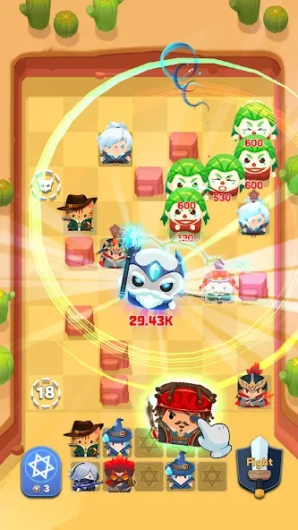 Скачать Cube Defender: Casual TD [MOD: безлимитные деньги и усиленные башни] на телефон — скриншот 2