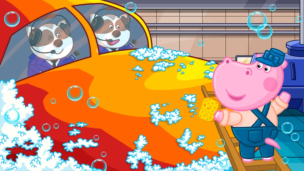 Hippo: Airport Profession Game [MOD: все профессии и уровни открыты] — Скачать бесплатно (APK) — скриншот 3