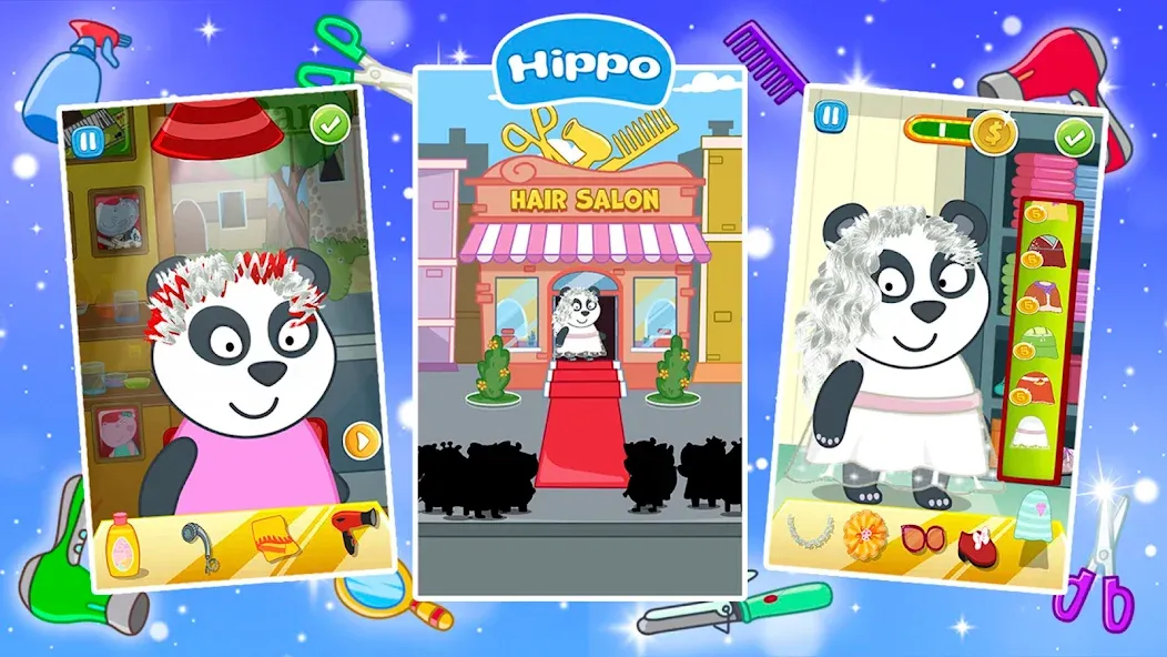 Скачать взлом Hair Salon: Fashion Games [MOD: безлимитные деньги и все предметы открыты] — скриншот 2