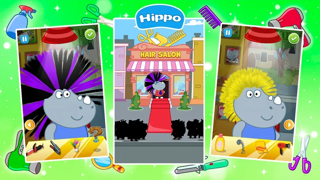 Скачать взлом Hair Salon: Fashion Games [MOD: безлимитные деньги и все предметы открыты] — скриншот 3