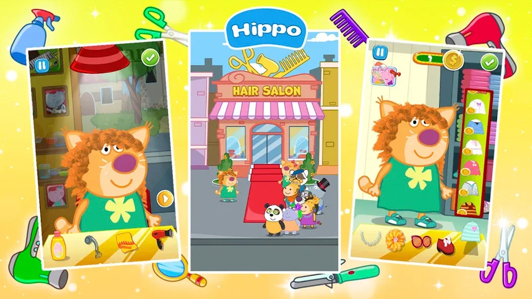 Скачать взлом Hair Salon: Fashion Games [MOD: безлимитные деньги и все предметы открыты] — скриншот 4