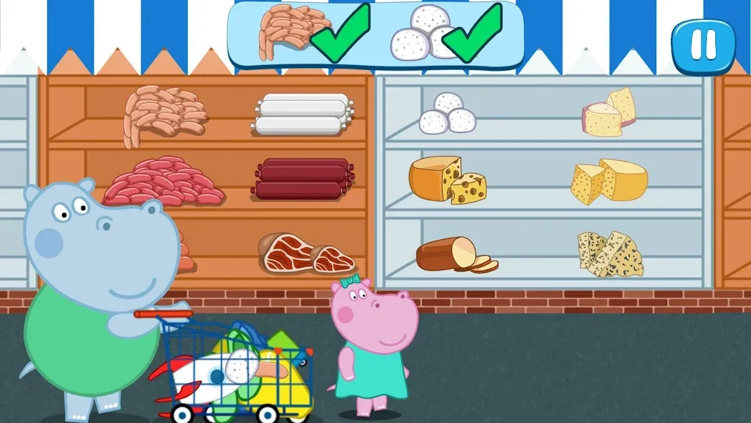 Скачать Kids Supermarket: Shopping [MOD: безлимитные монеты и все товары доступны] — скриншот 3