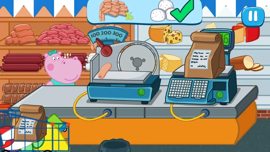Скачать Kids Supermarket: Shopping [MOD: безлимитные монеты и все товары доступны] — скриншот 4