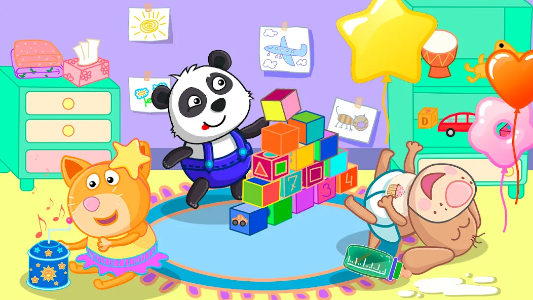 Взломанная Baby Care Game [MOD: безлимитные деньги и ресурсы] на Андроид — скриншот 1