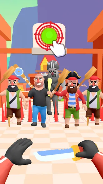 Hit Master 3D - Knife Assassin [MOD: безлимитные ножи и открыты уровни] — Скачать бесплатно (APK) — скриншот 3