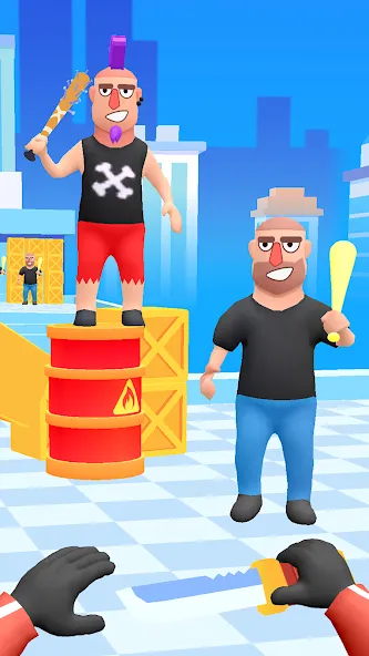 Hit Master 3D - Knife Assassin [MOD: безлимитные ножи и открыты уровни] — Скачать бесплатно (APK) — скриншот 4