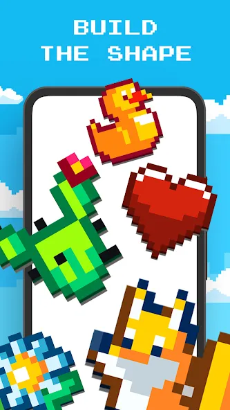Скачать Blockin' Color - Block Puzzle [MOD: безлимитные подсказки и жизни] — скриншот 3