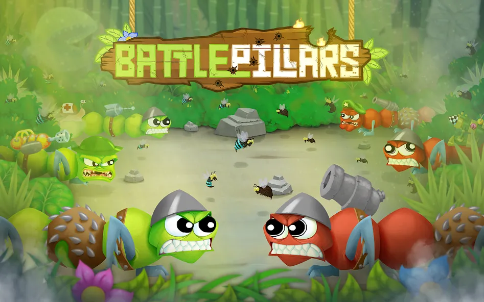 Взломанная Battlepillars Multiplayer PVP [MOD: много денег и все разблокировано] на Андроид — скриншот 1