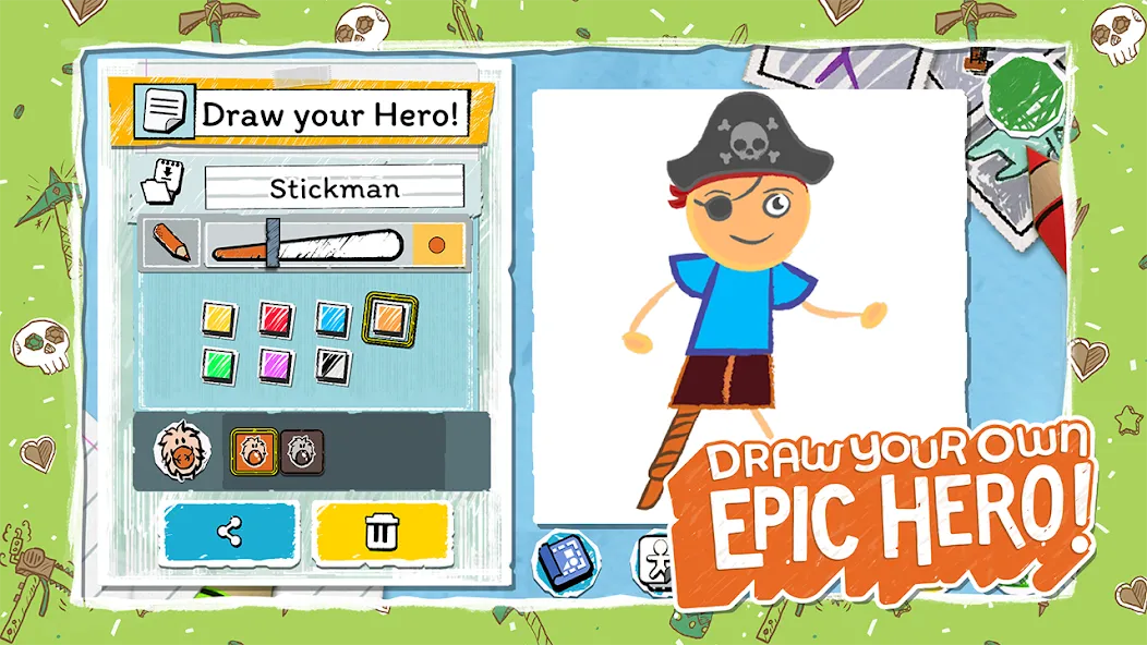 Скачать взлом Draw a Stickman: EPIC 3 [MOD: безлимитные подсказки и открыты все уровни] — скриншот 1