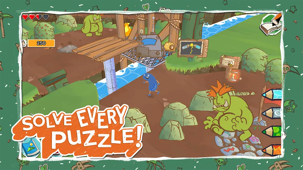 Скачать взлом Draw a Stickman: EPIC 3 [MOD: безлимитные подсказки и открыты все уровни] — скриншот 4