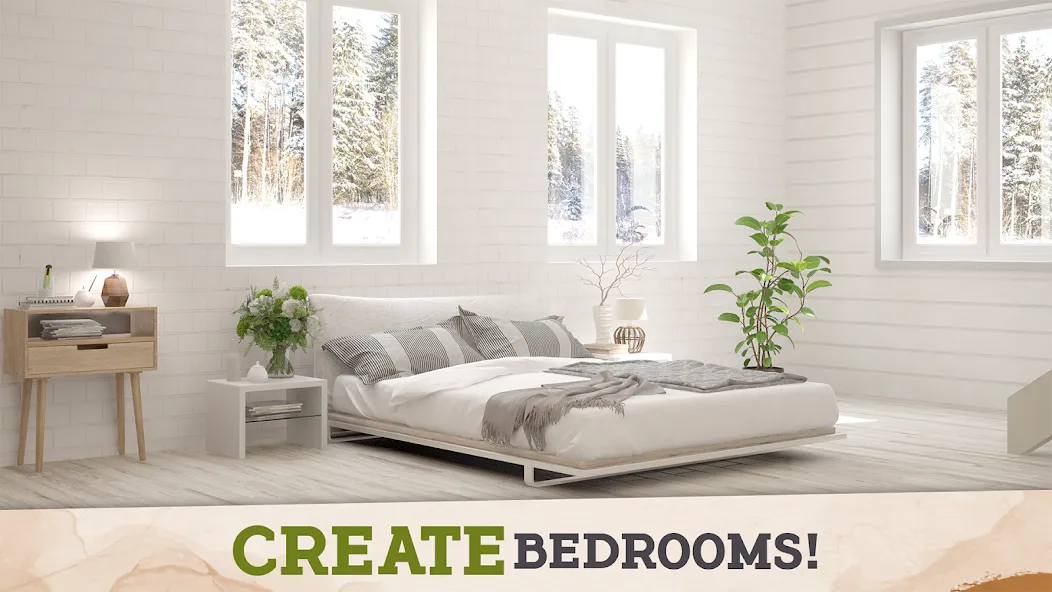 Взломанная Design Home Dream House Games [MOD: безлимитные деньги и мебель] на Андроид — скриншот 4