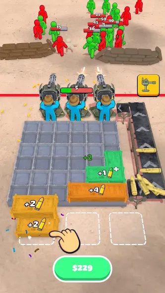 Ammo Fever: Tower Gun Defense [MOD: безлимитные патроны и усиленная башня] (Бесплатно / APK) — скриншот 3