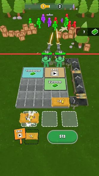 Ammo Fever: Tower Gun Defense [MOD: безлимитные патроны и усиленная башня] (Бесплатно / APK) — скриншот 5