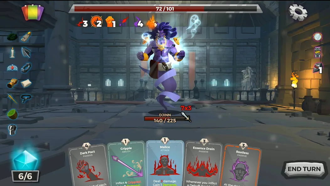 Скачать Dungeon Tales: RPG Card Game [MOD: безлимитные деньги и открыты все уровни] на телефон — скриншот 1