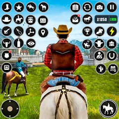 Взломанная Horse Riding Rivals Horse Race [MOD: безлимитные монеты и лошади] на Андроид