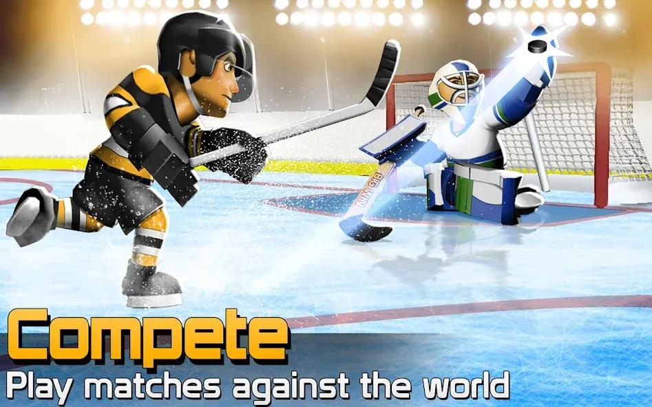 BIG WIN Hockey [MOD: безлимитные деньги и усиленные игроки] (Бесплатно / APK) — скриншот 4