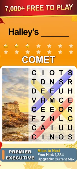 Word Search World Traveler [MOD: безлимитные подсказки и жизни] (Бесплатно / APK) — скриншот 1