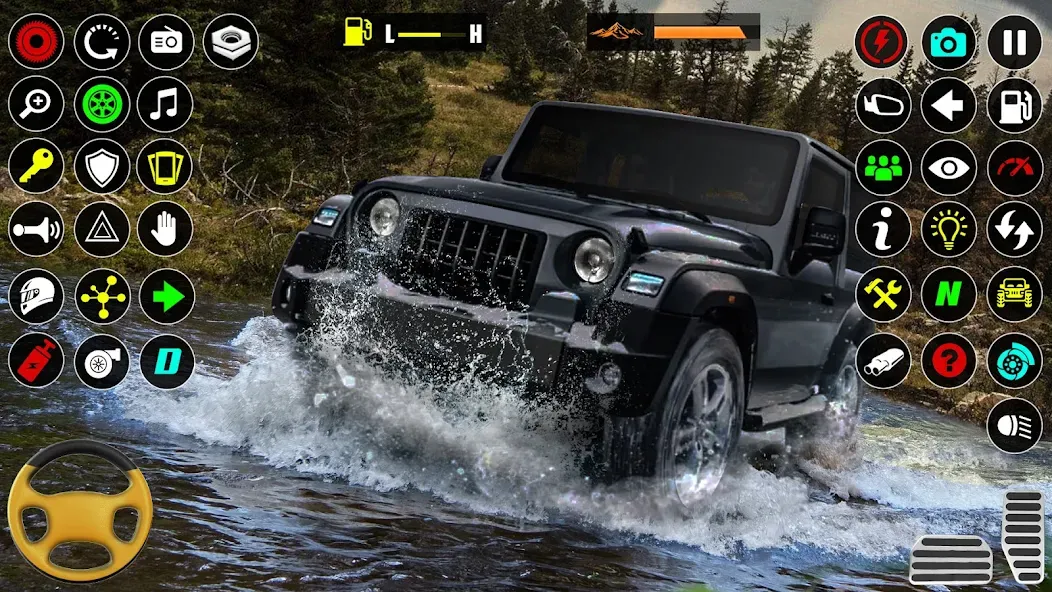 Скачать Offroad SUV: 4x4 Driving Game. [MOD: безлимитные деньги и открыты все уровни] на телефон — скриншот 1